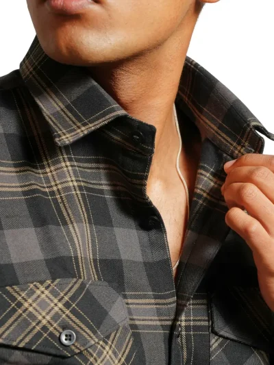checks & flannels | gray checked shirt (copy)