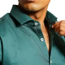 Essentials | SLATE GREEN Enriched Cotton Shirt