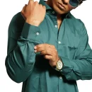 Essentials | SLATE GREEN Enriched Cotton Shirt