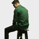 Essentials | HUNTER GREEN Enriched Cotton Shirt