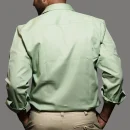 Essentials | PISTA GREEN Enriched Cotton Shirt