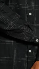 checks & flannels | black checked shirt (copy)