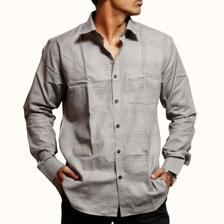 checks & flannels | black checked shirt (copy)