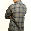checks | charcoal checked shirt