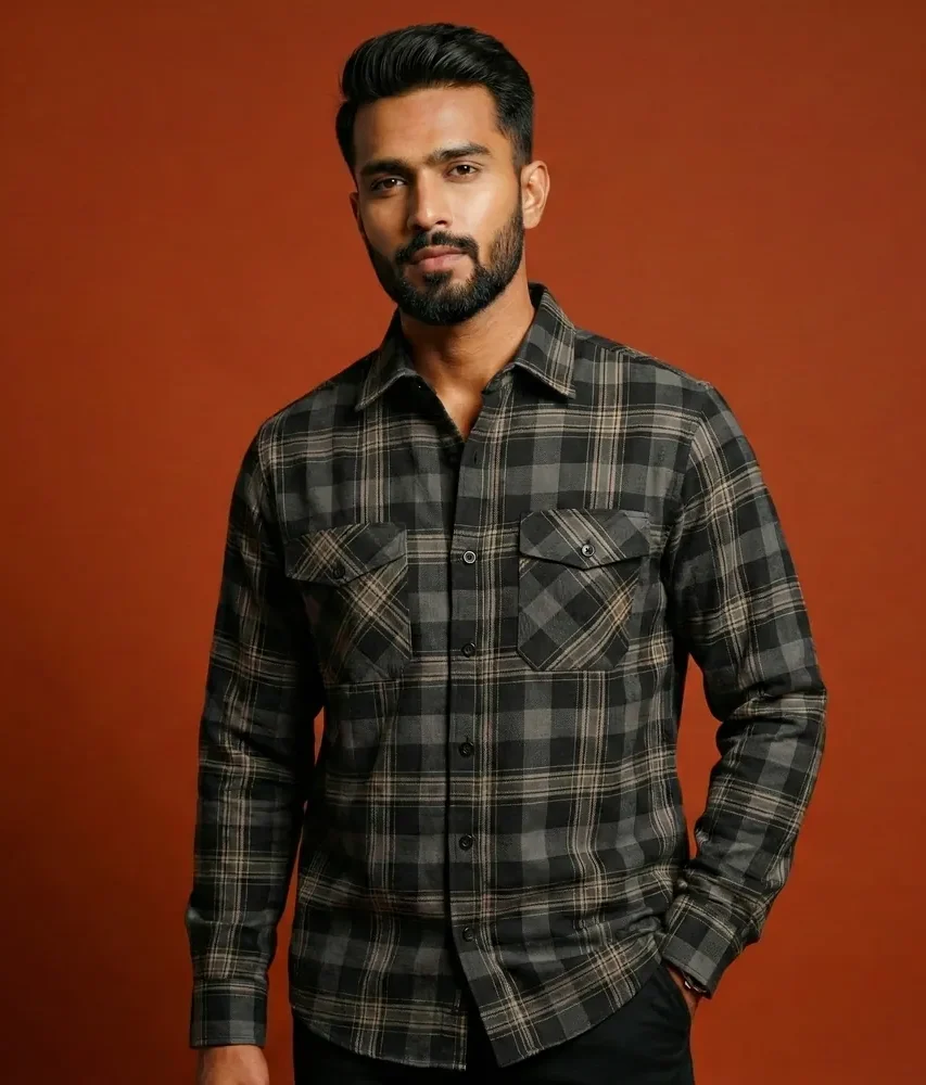 rugged nap | black checked shirt rugged nap | black checked shirt