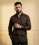 essentials | coffee enriched cotton shirt