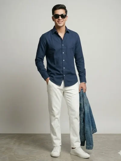 Essential Cotton Pehanoge Navy 23 400x533