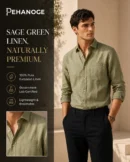oxy linen™ | sage green 60 lea european linen shirt