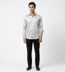 giza silk | sky blue long staple giza cotton shirt