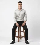 giza silk | sky blue long staple giza cotton shirt